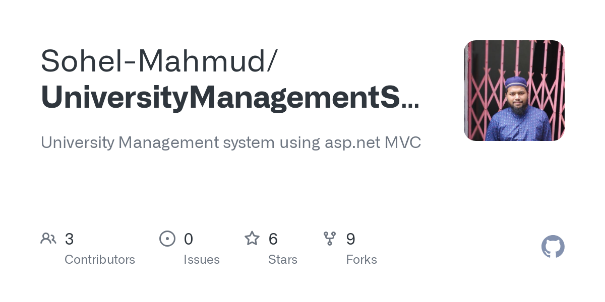 UniversityManagementSystem ASP.Net MVC