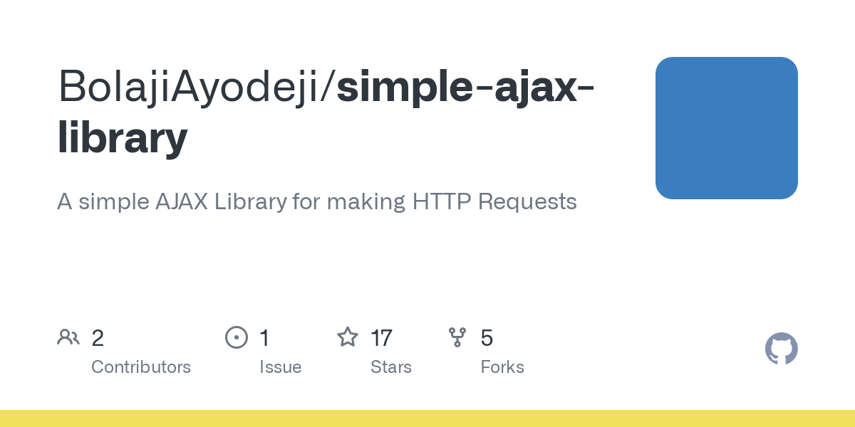 simple ajax library