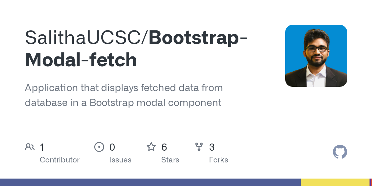 Bootstrap Modal fetch