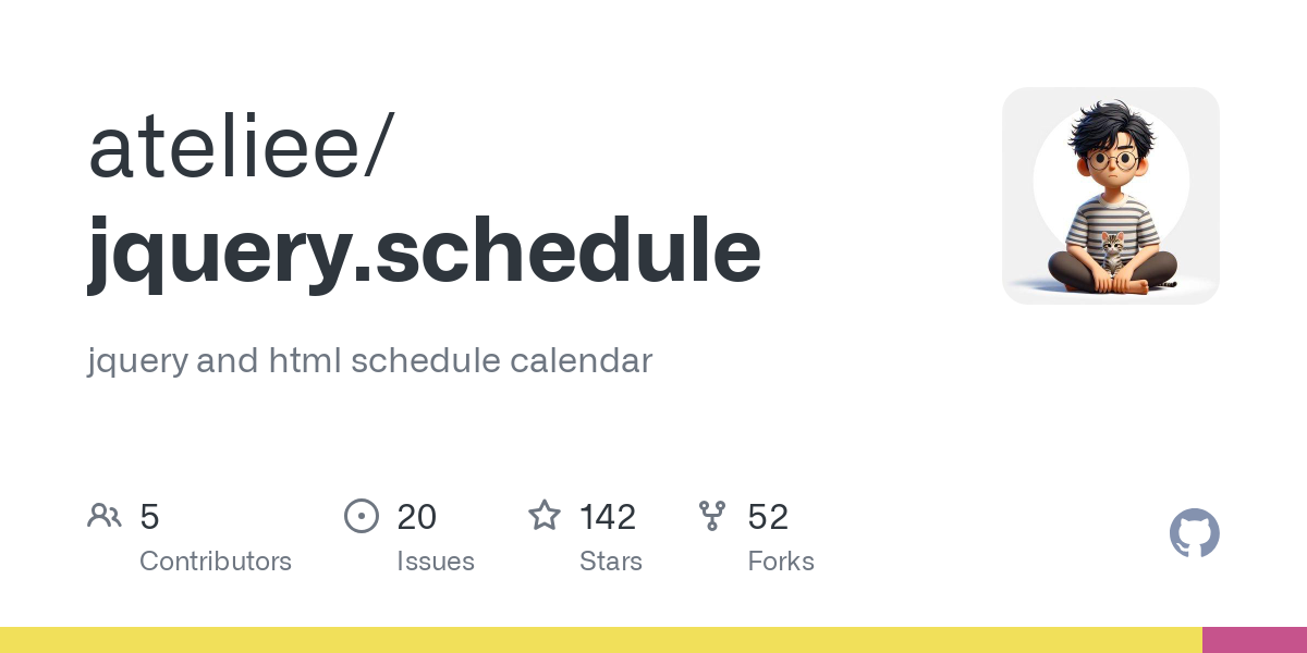 jquery.schedule