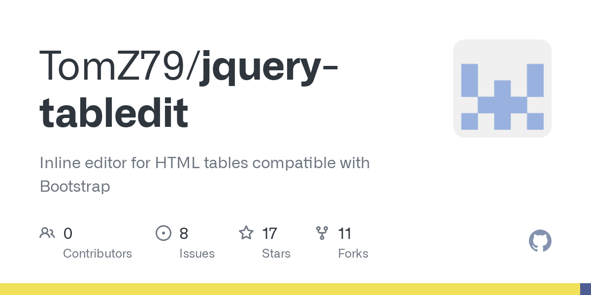 jquery tabledit