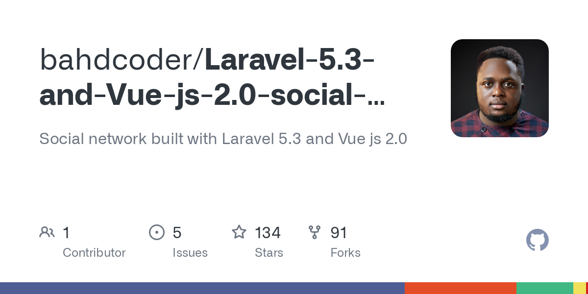 Laravel 5.3 and Vue js 2.0 social network