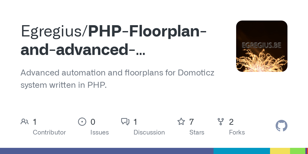 PHP Floorplan and advanced automation for Domoticz