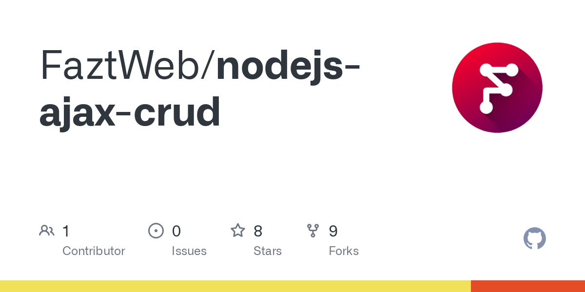 nodejs ajax crud