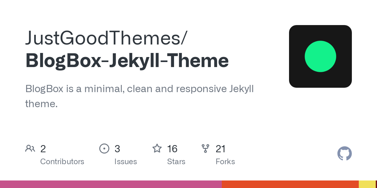 BlogBox Jekyll Theme