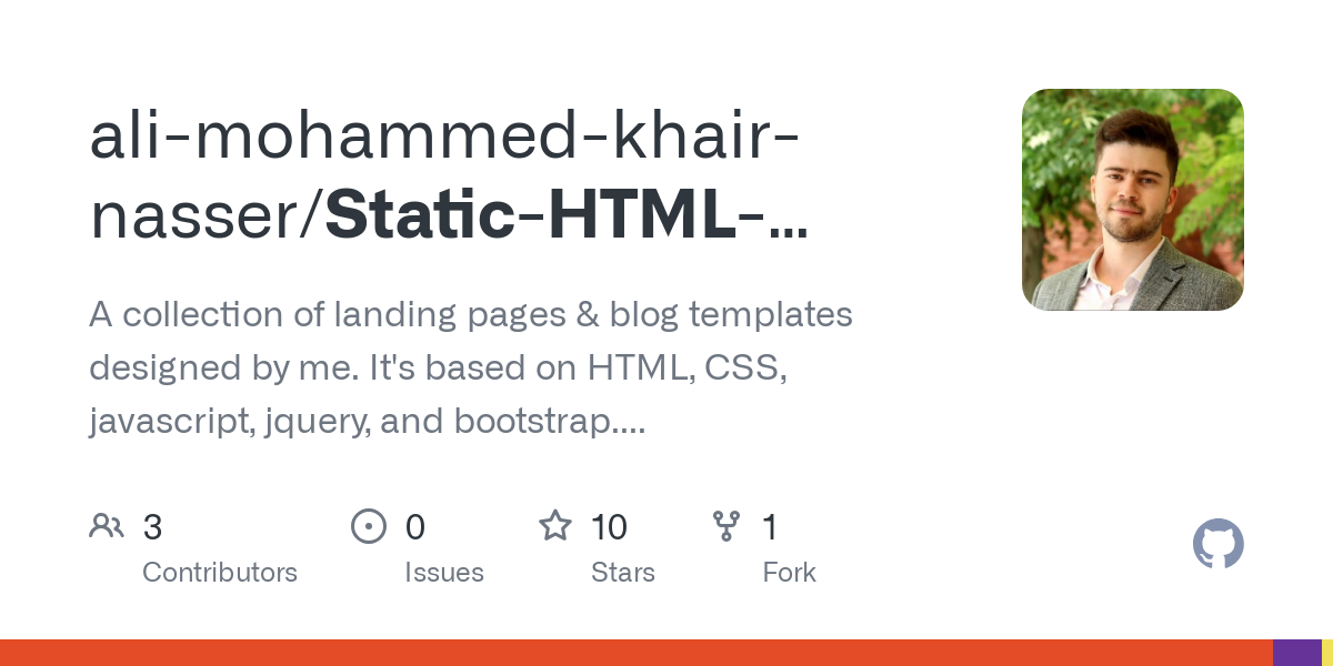 Static HTML Website Designs