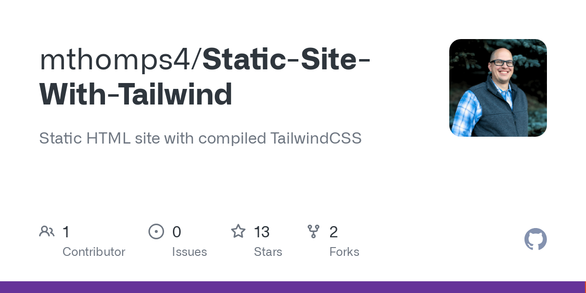 Static Site With Tailwind