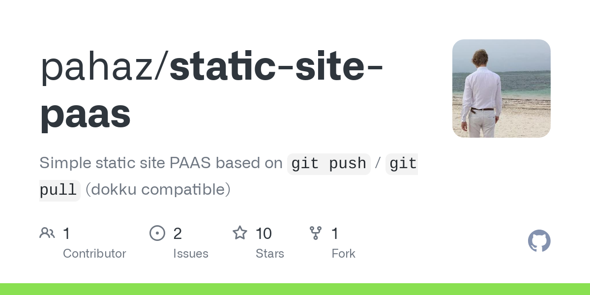 static site paas