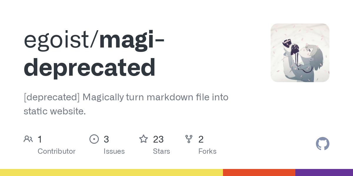 magi deprecated