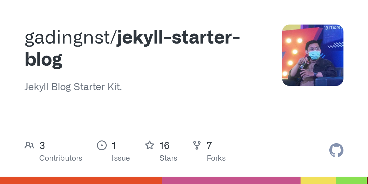 jekyll starter blog