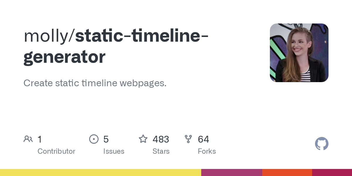 static timeline generator