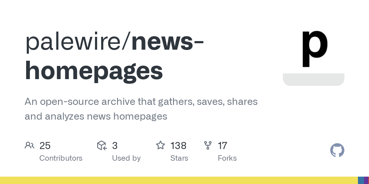 news homepages