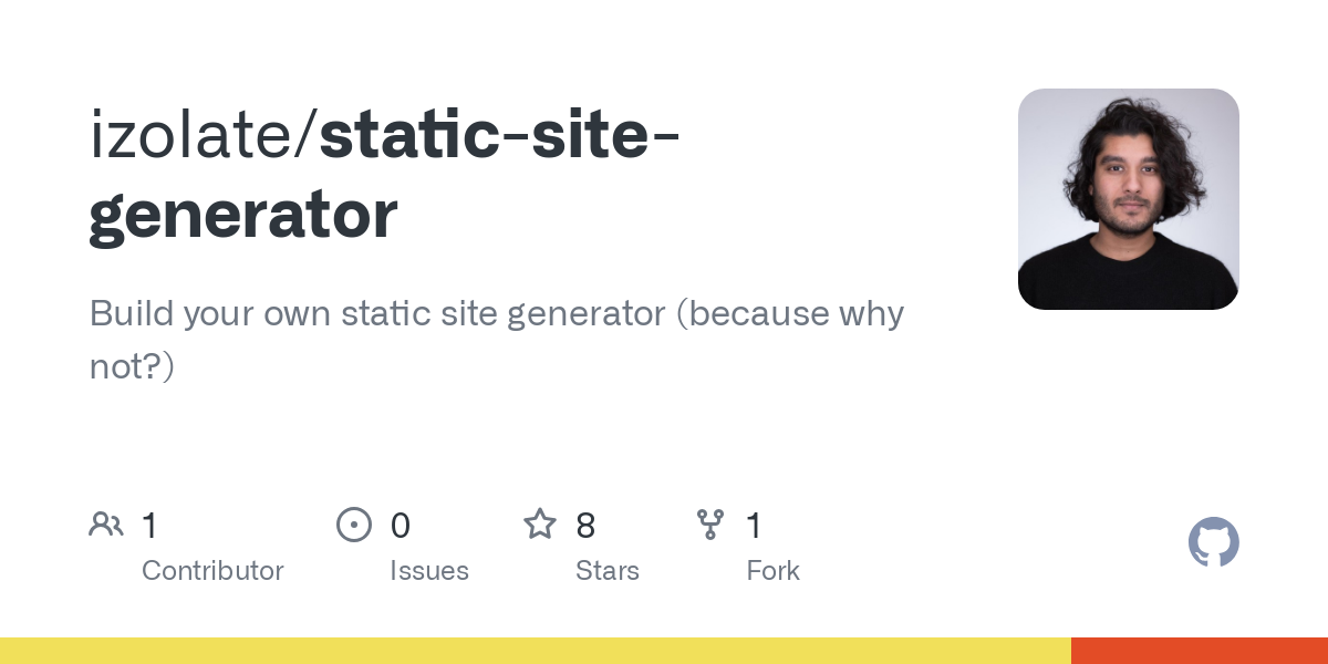 static site generator