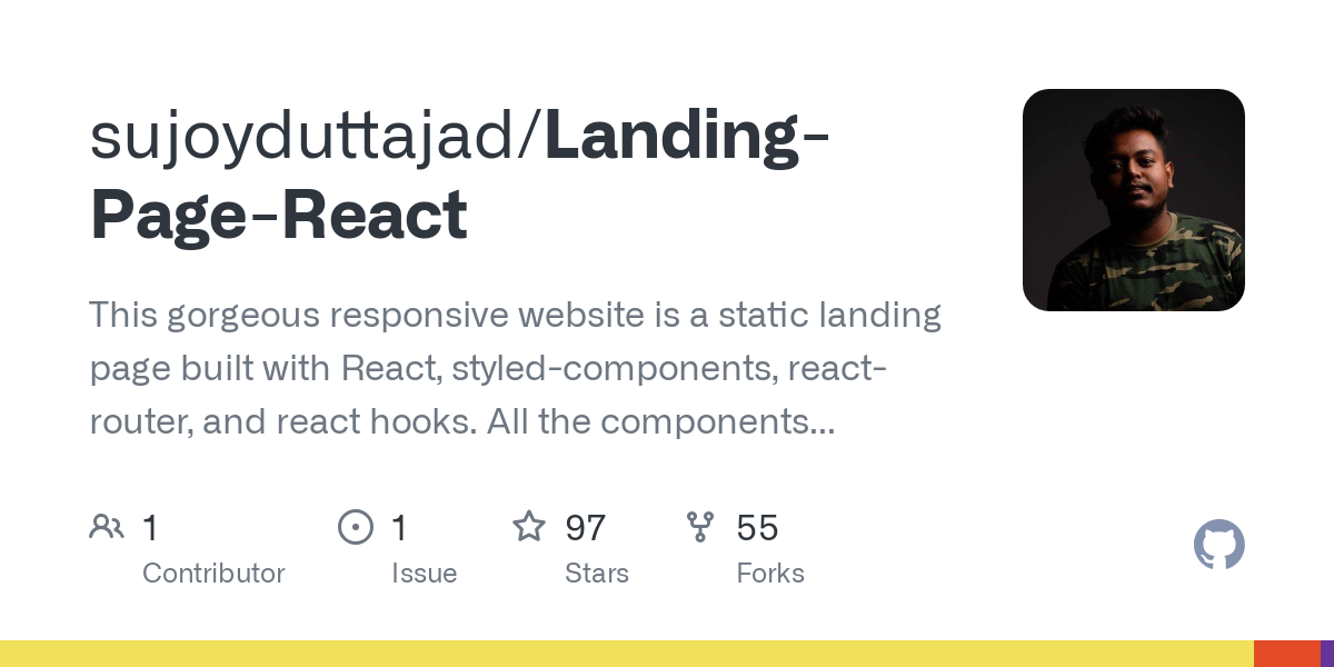 Landing Page React