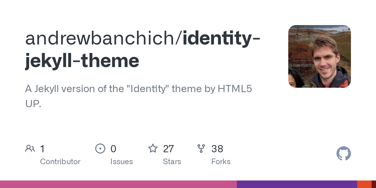 identity jekyll theme