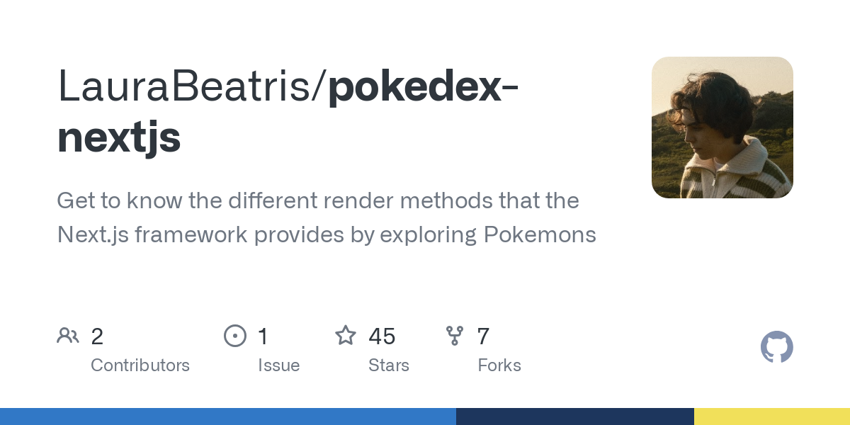 pokedex nextjs