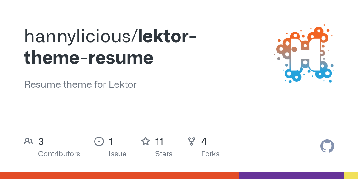 lektor theme resume