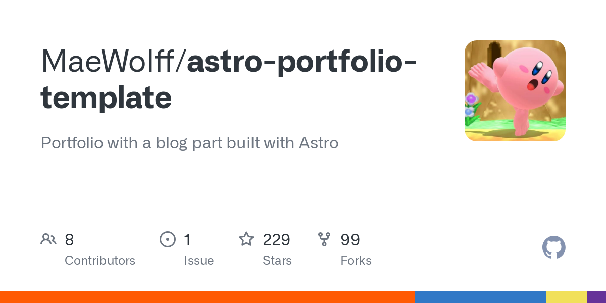 astro portfolio template