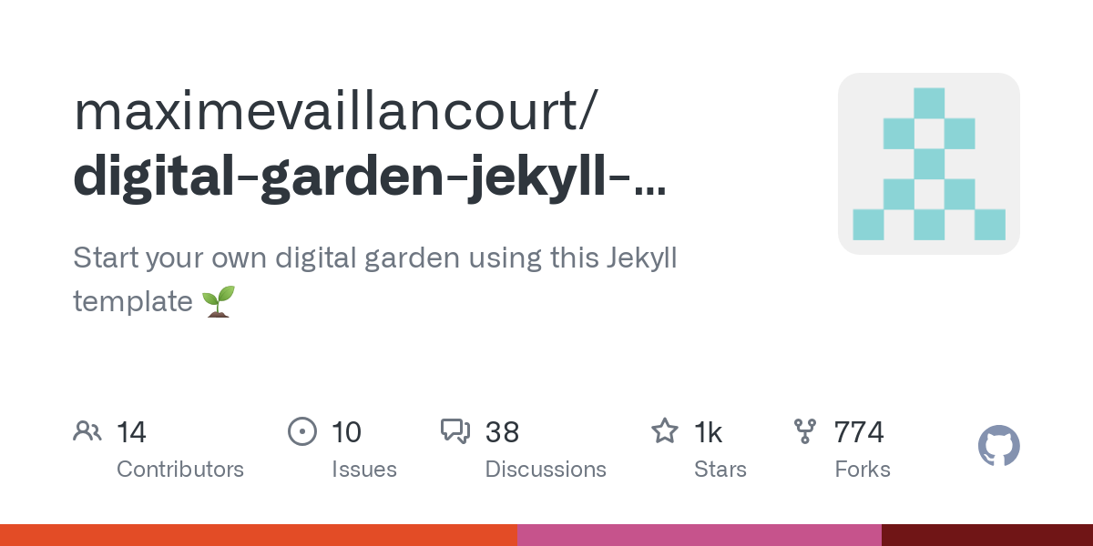 digital garden jekyll template