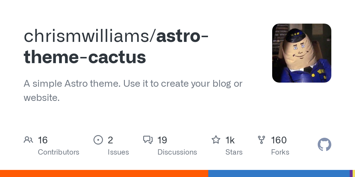 astro theme cactus