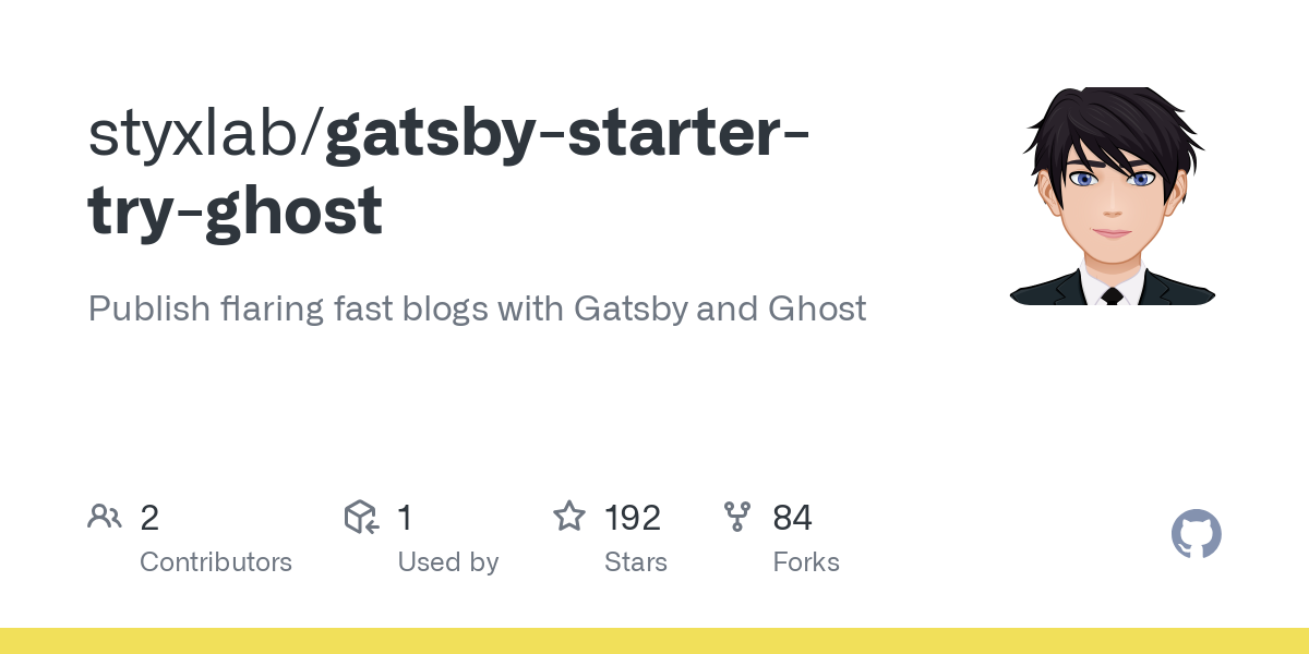 gatsby starter try ghost