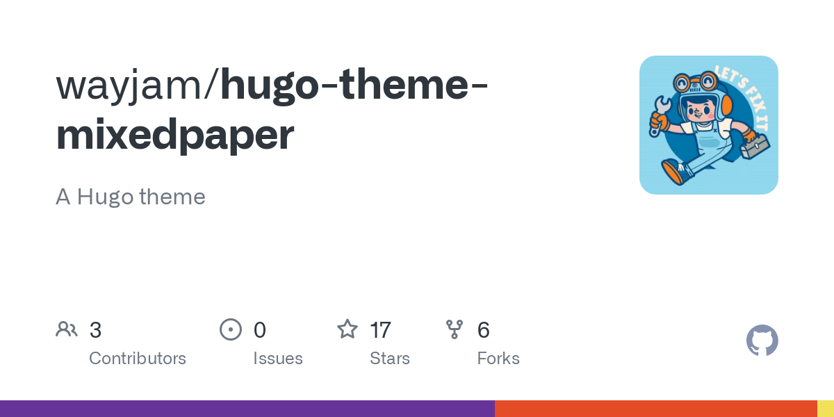 hugo theme mixedpaper