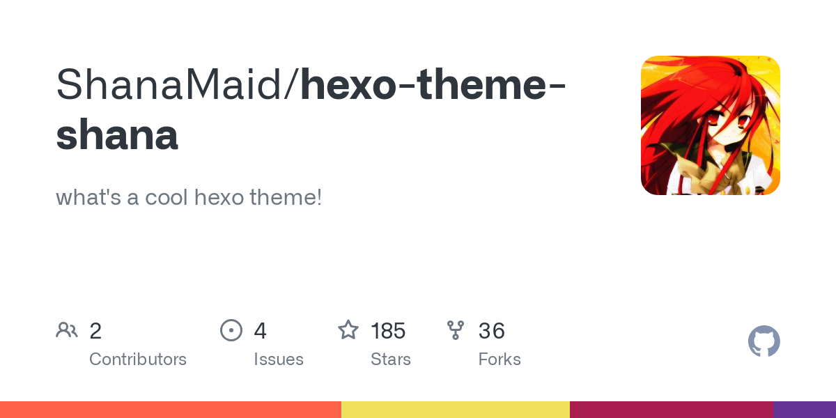 hexo theme shana