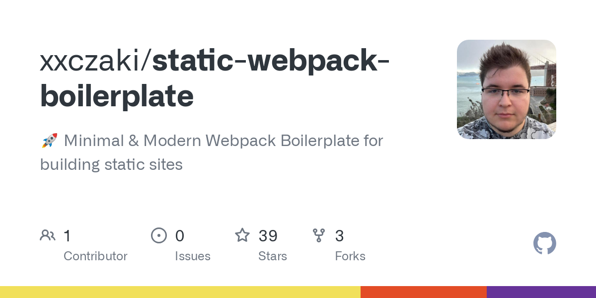 static webpack boilerplate