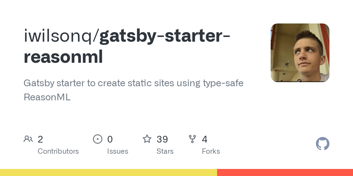 gatsby starter reasonml