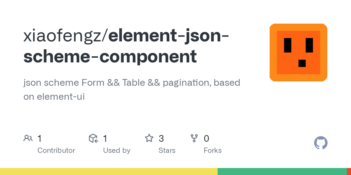 element json scheme component