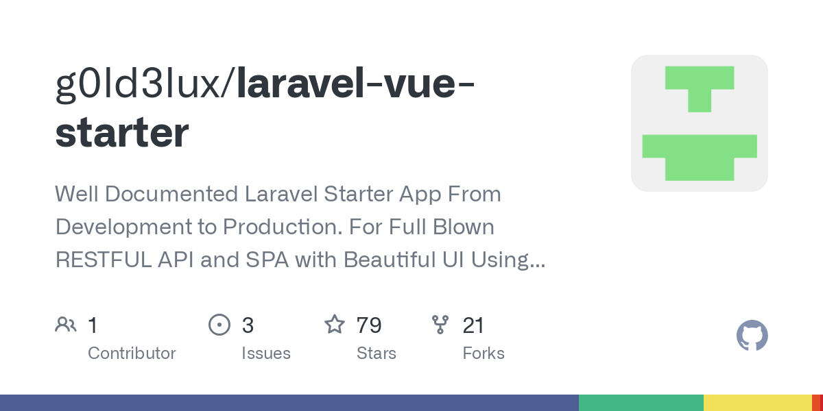 laravel vue starter