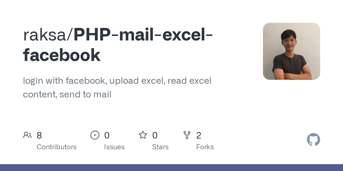 PHP mail excel facebook