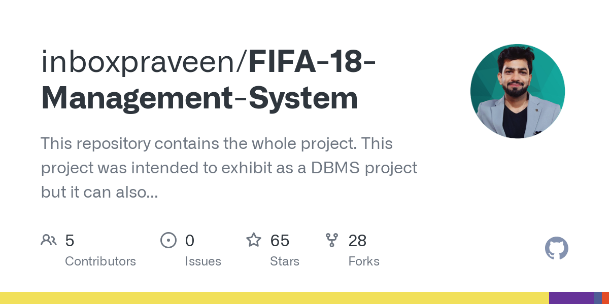 FIFA 18 Management System