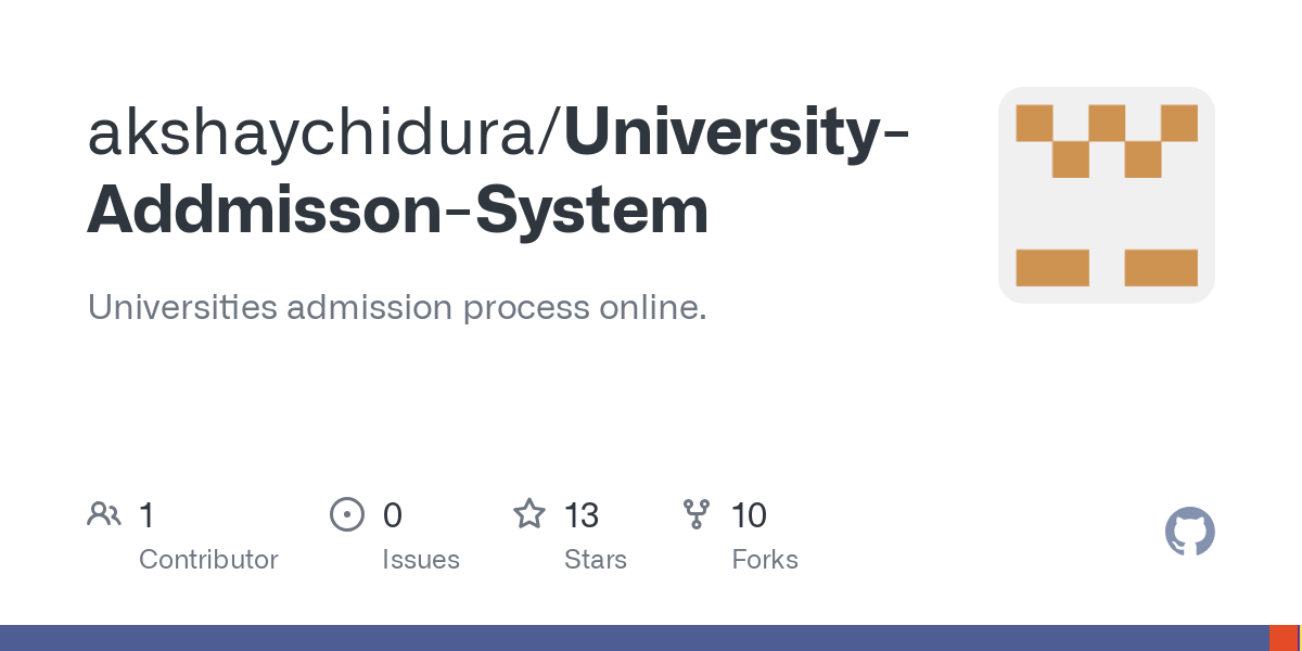 University Addmisson System