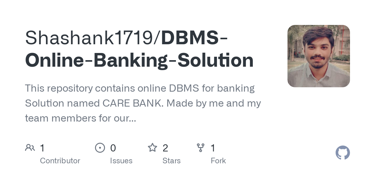 DBMS Online Banking Solution