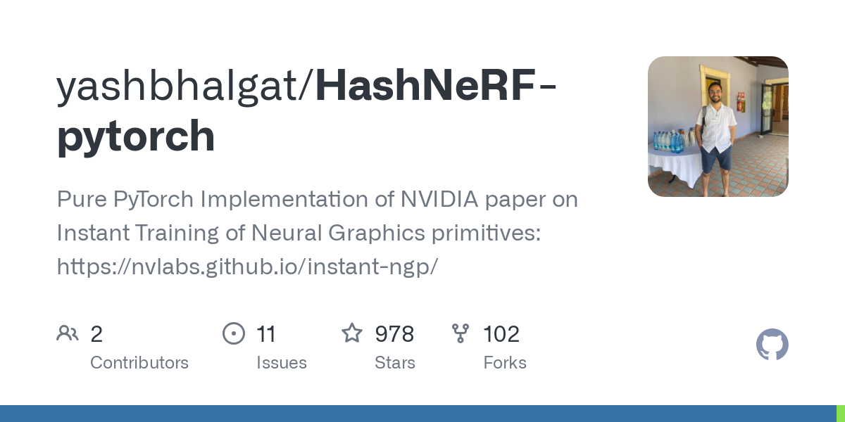 HashNeRF pytorch