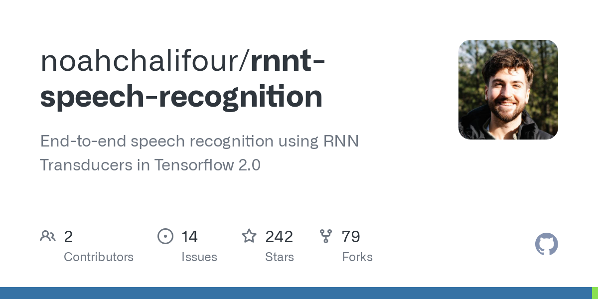 rnnt speech recognition