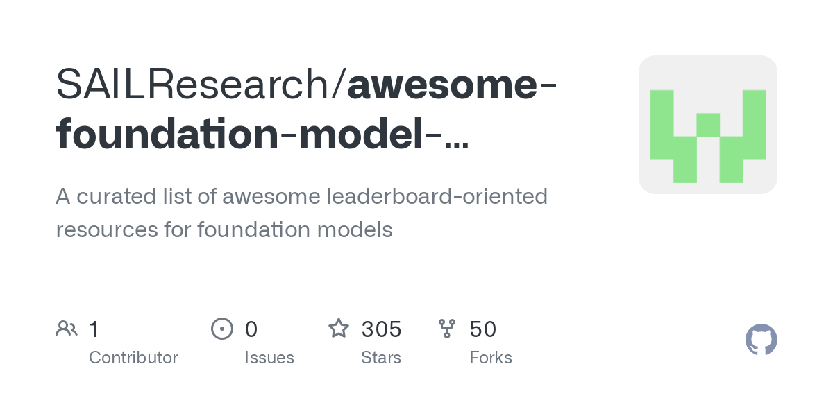 awesome foundation model leaderboards