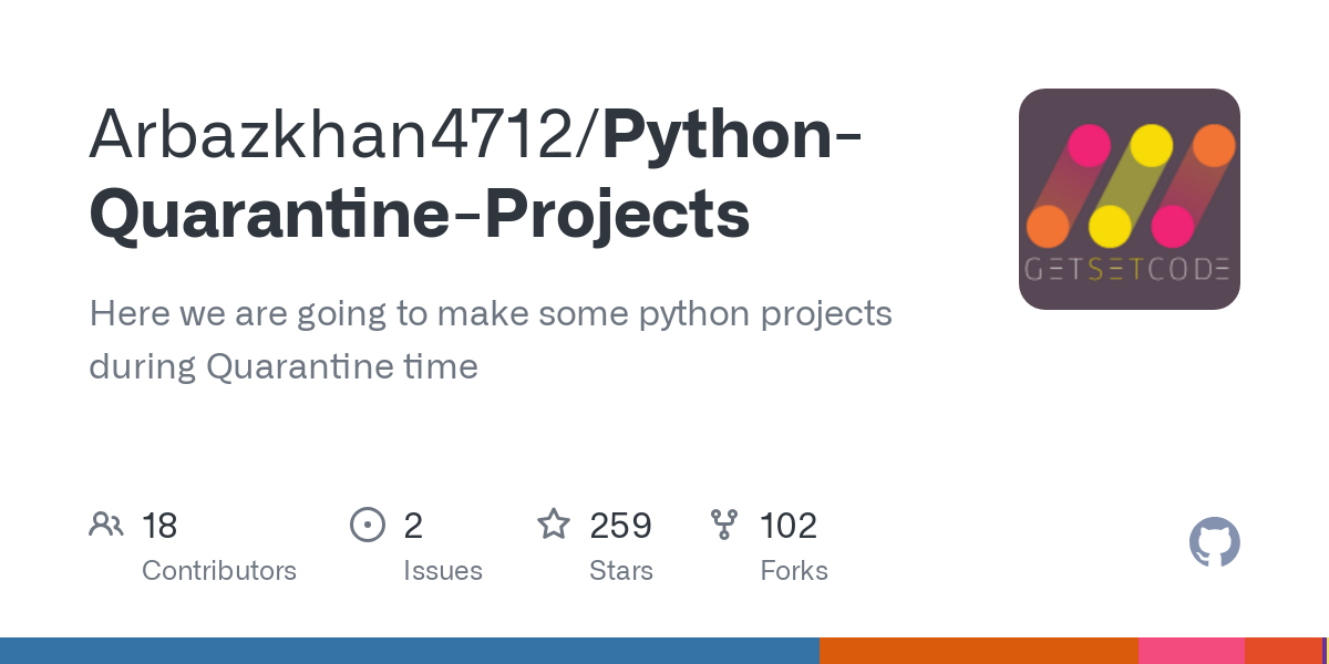 Python Quarantine Projects