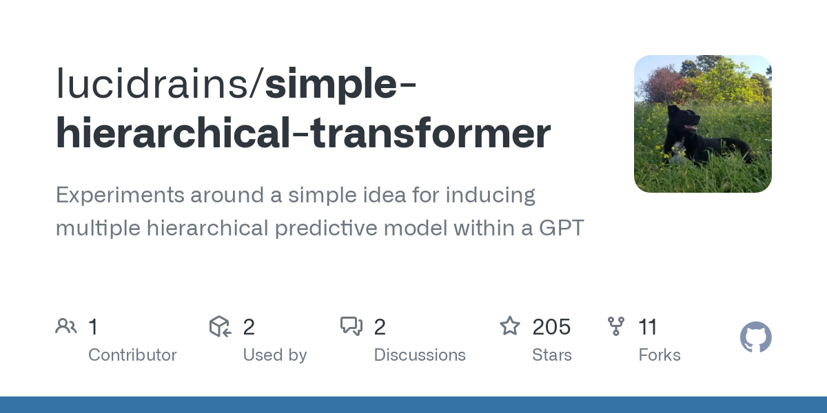 simple hierarchical transformer