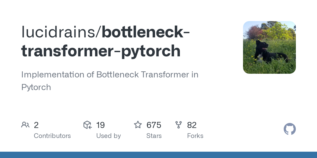 bottleneck transformer pytorch