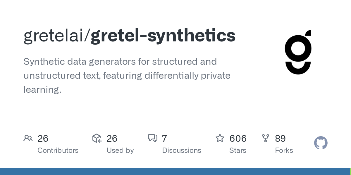 gretel synthetics