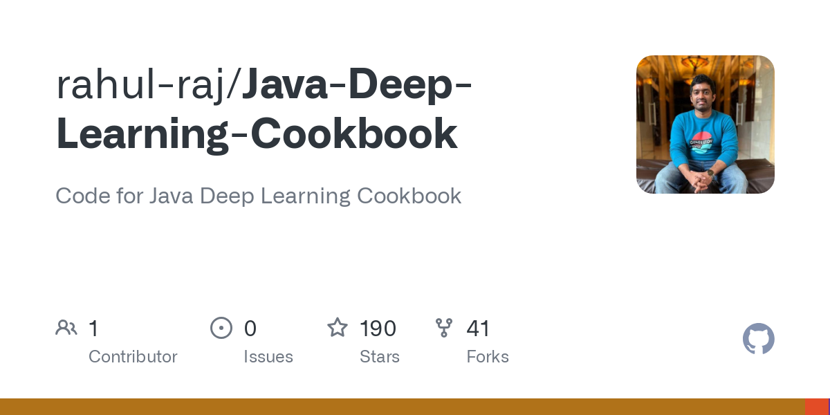 Java Deep Learning Cookbook