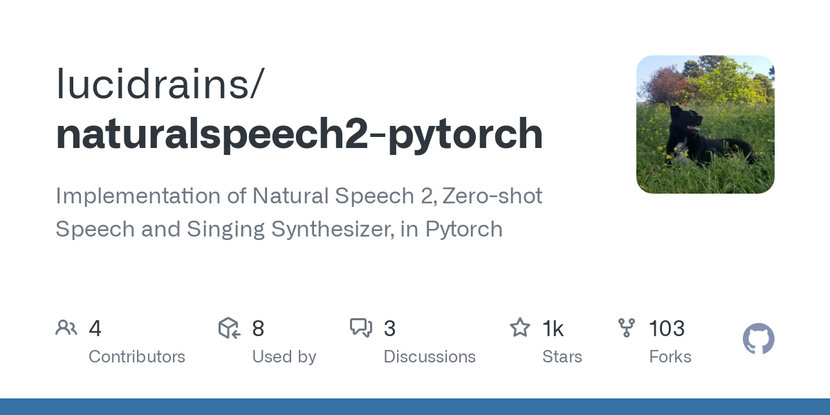 naturalspeech2 pytorch