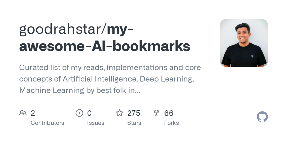 my awesome AI bookmarks