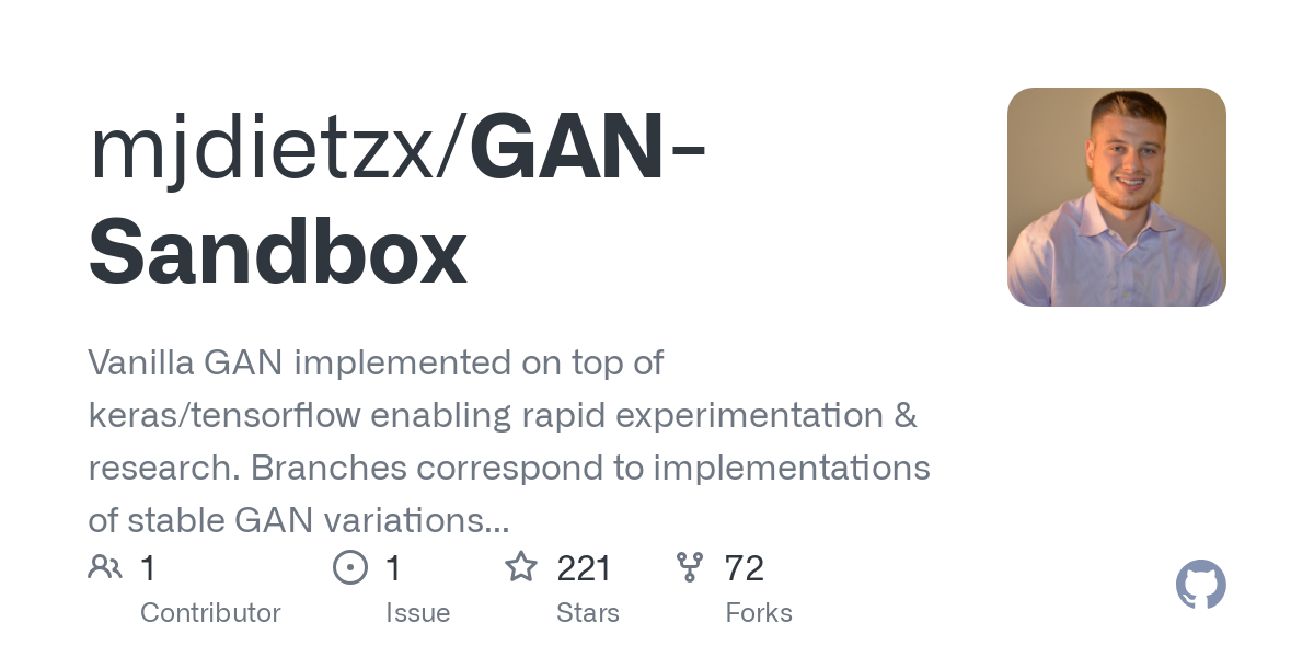 GAN Sandbox