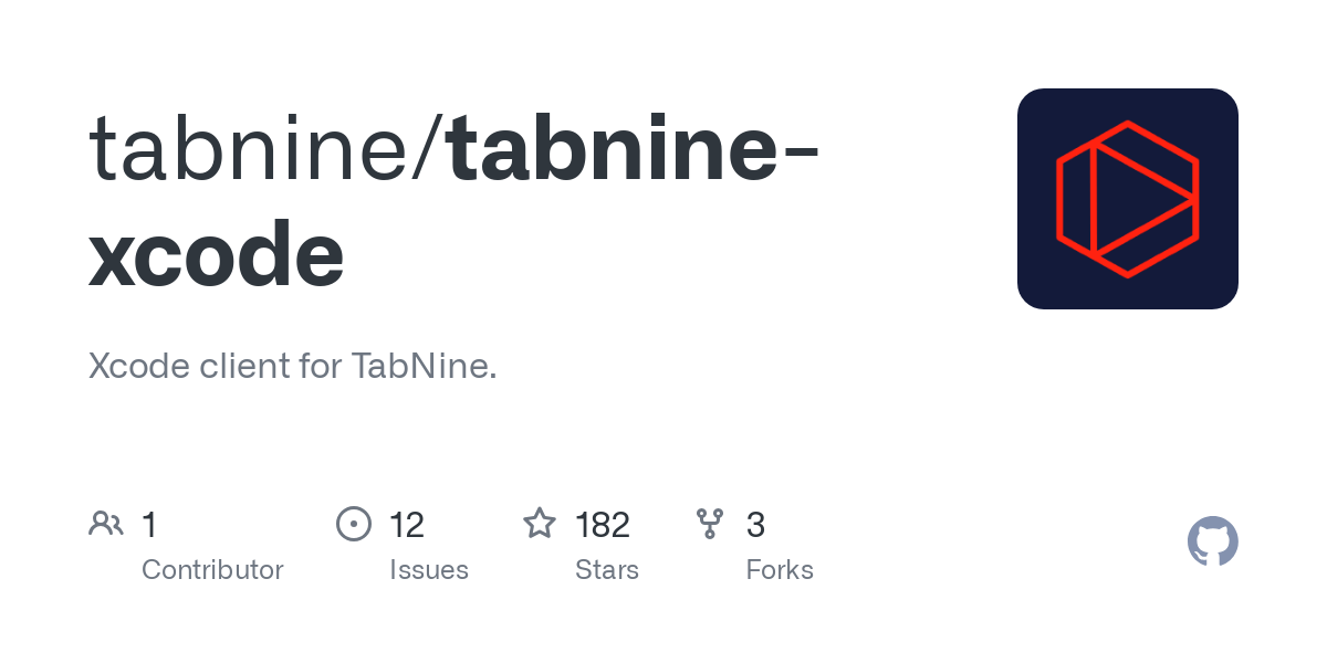 tabnine xcode