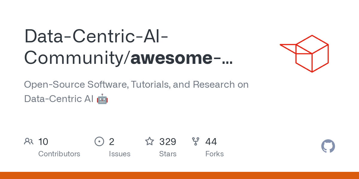 awesome data centric ai