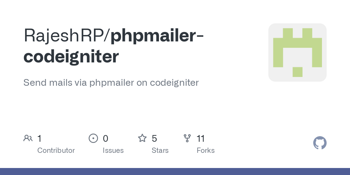 phpmailer codeigniter