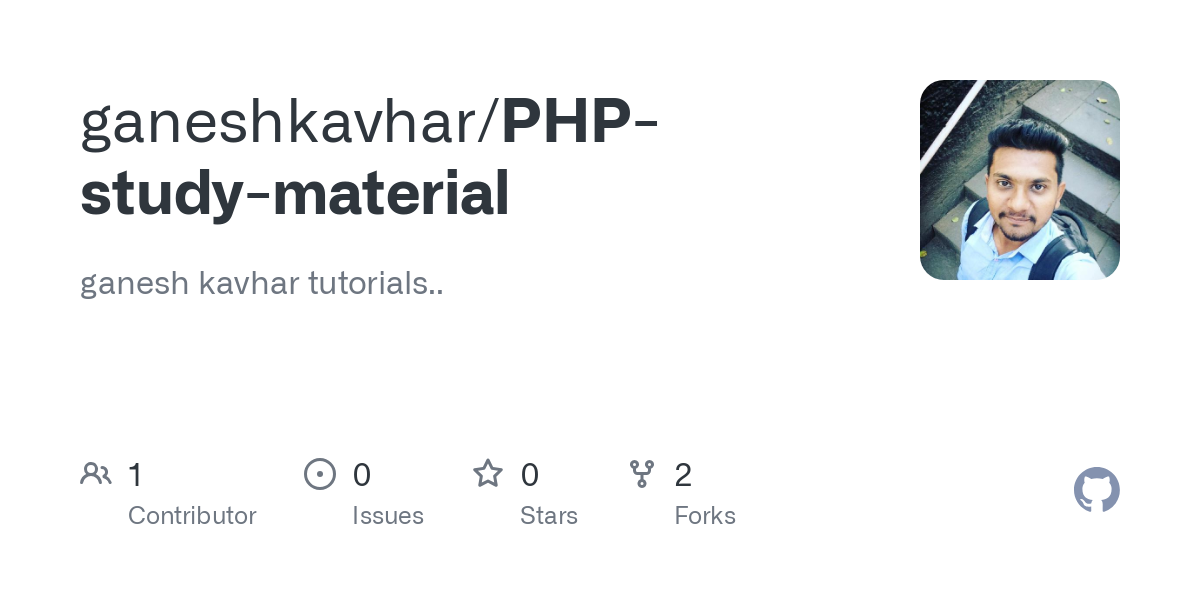 PHP study material